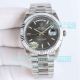 TWB Swiss Replica Rolex Day-Date II 40 Black Dial Stainless Steel 2836 Watch (3)_th.jpg